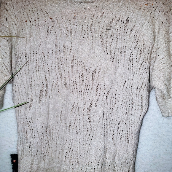 Hem & Thread Cream Knit Dress - Picture 9 of 10